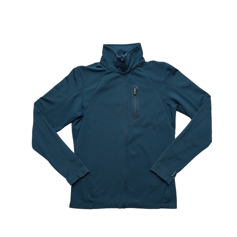 Columbia Titanium Fleece Jacket Women Small Blue Full‎ Zip Interchange Pocket